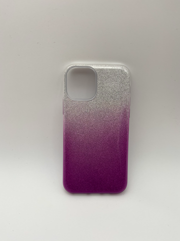 Image of iPhone 11 2 Colour Glittery Back Case