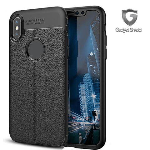 Image of 360 gel case + black 3D glass film for iPhone X / XS