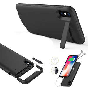 Black 3200mAh rechargeable case for Apple iphone 6 / 6s / 7 / 8 / SE 2020
