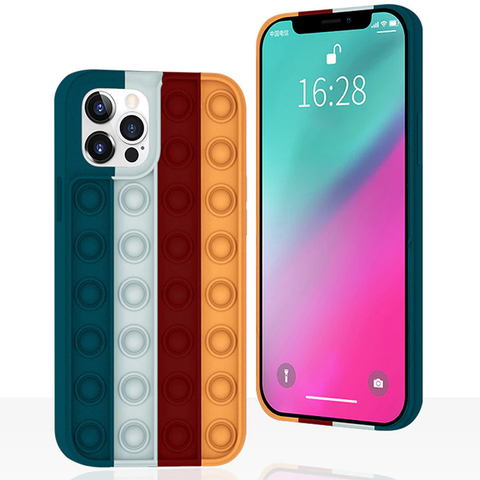 Image of Anti-stress Silicone pop case for Apple iPhone XR