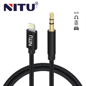 aux cable, male to lightning, auxiliary stereo cable