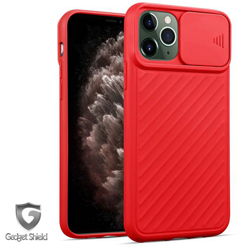 Image of Red Gadget Shield camera window gel case for Apple iPhone 11 Pro Max