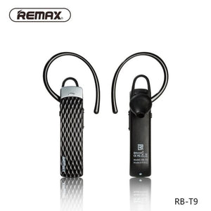 Black Remax T9 Bluetooth headset