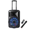 Fenton FT12LED Portable PA System with Bluetooth + Wireless Mic