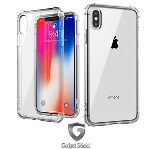 Gadget Shield shockproof transparent gel case for Apple iPhone X / XS