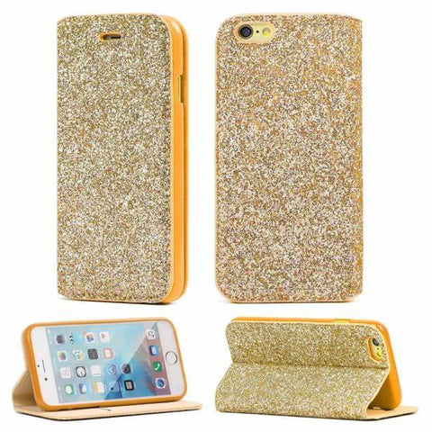 Image of Gorilla Tech Gold slim glitter case for Apple iPhone XR