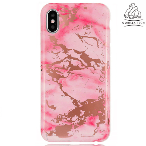 Image of iPhone X/ XS Gorilla Tech Marble Gel Shell