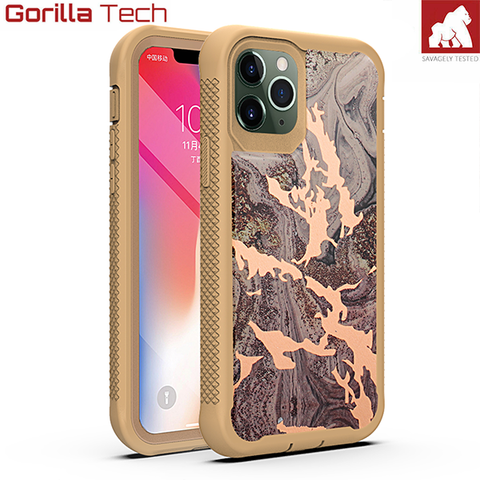 Image of iPhone 11 Pro  Gorilla Tech Builder Marble Case