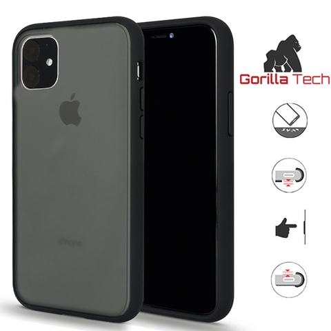 Image of Gorilla Tech shadow black case for Apple iPhone XR