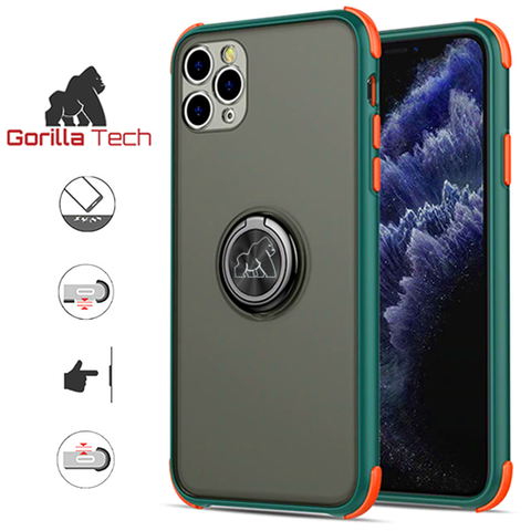Image of Gorilla Tech shell black ring shockproof black for Apple iPhone 11 