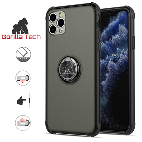Image of Gorilla Tech shell black ring shockproof black for Apple iPhone 11 