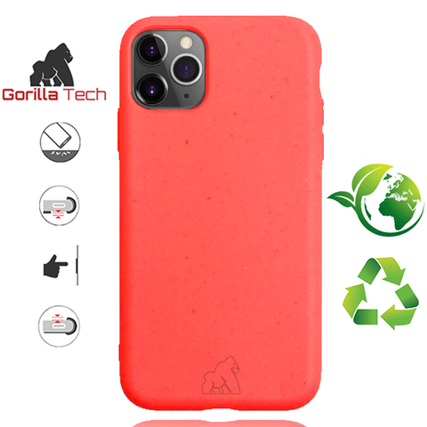 Image of Gorilla tech black biodegradable cover for Apple iPhone 11