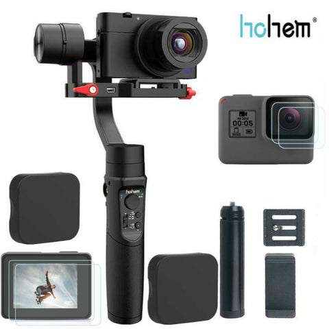 Image of Hohem 3-axis motorized stabilizer with tripod for smartphone and camera 2