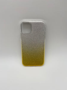 iPhone 11 2 Colour Glittery Back Case