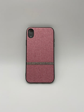 Image of iPhone XR Glittery Case with Dimond Line
