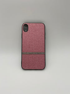 iPhone XR Glittery Case with Dimond Line