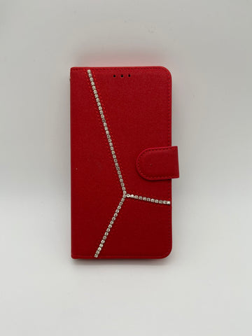 Image of iPhone X/ XS Book Case with Dimonds