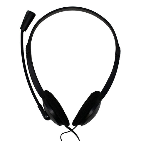 Image of Jedel Home & Office Noise Cancelling Stereo Head Set with Microphone 3.5mm Jack Black