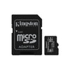 Kingston Micros SD Memory Card With Flash Card Adaptor