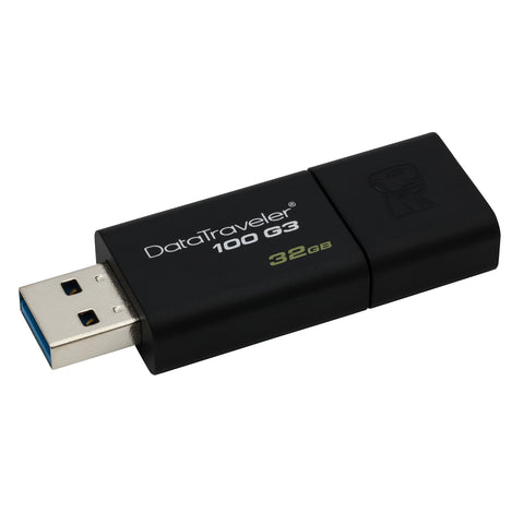 Image of Kingston DataTraveler 100 G3  USB 3.0 Black USB Flash Drive