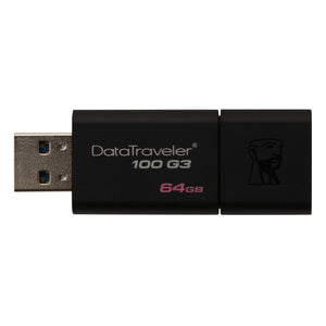 Kingston DataTraveler 100 G3  USB 3.0 Black USB Flash Drive