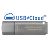 Kingston DataTraveler Locker+ G3  USB 3.0 Silver 256 AES Encrypted USB Flash Drive