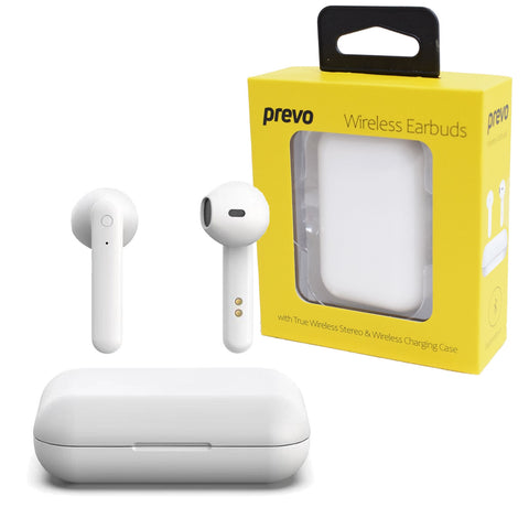 Image of PREVO X12 TWS Wireless Earbuds with Bluetooth 5.0 and Wireless Charging Case