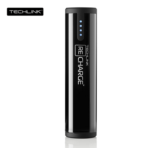 Image of Power bank - Black techlink 3400 Mah external battery