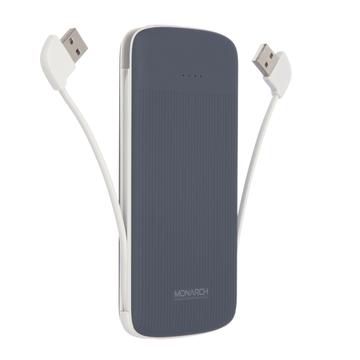 Image of Power bank - External battery licensed Monarch white 10000 mAh