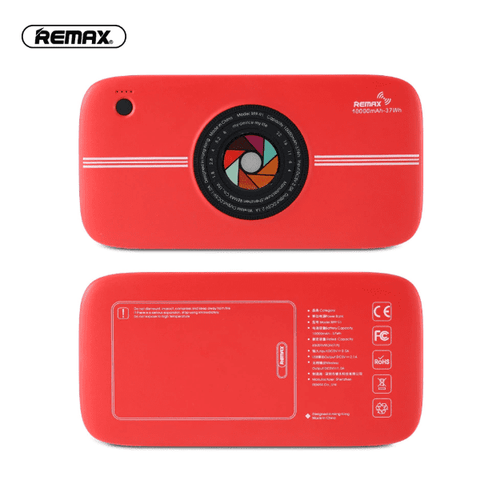 Image of Power bank wireless Remax red 10000 mah