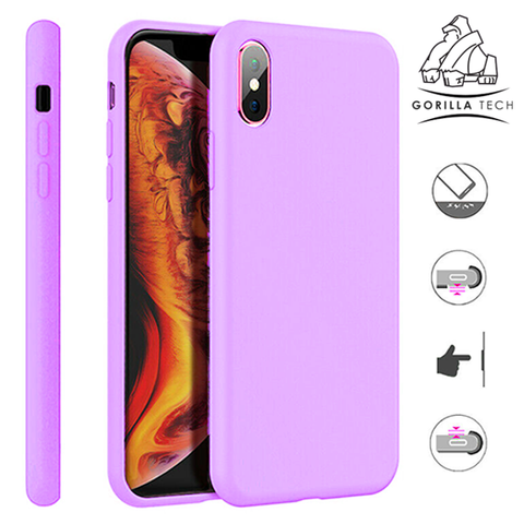 Image of Premium quality lilac Gorilla Tech silicone case for Apple iphone 11 