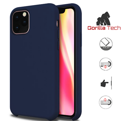 Image of Premium quality dark blue Gorilla Tech silicone case for Apple iphone 11