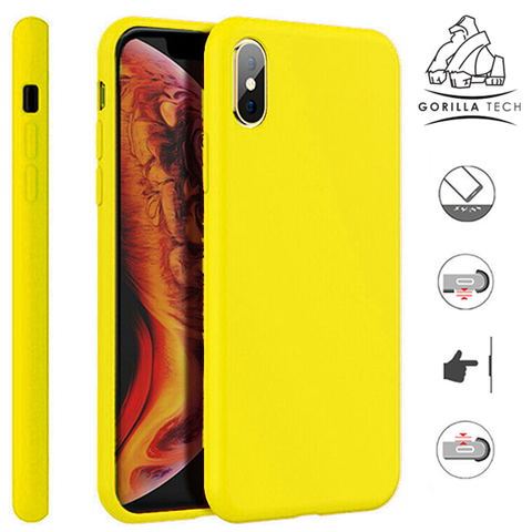 Image of Premium quality yellow Gorilla Tech silicone case for Apple iphone 11 Pro 