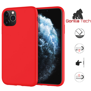 Premium quality red Gorilla Tech silicone case for Apple iphone 11 