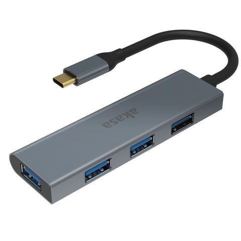 Image of Akasa AK-CBCA25-18BK USB Type-C 4 Port Hub