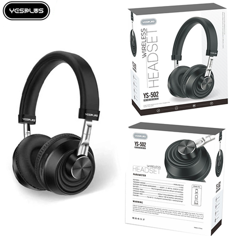 Image of YS 502 YesPlus Bluetooth Headset with aux cable