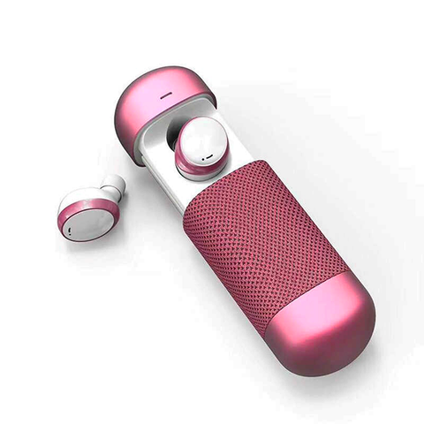 Image of Limmersion Bluetooth Earphone compatible with IOS and Andriod Pink