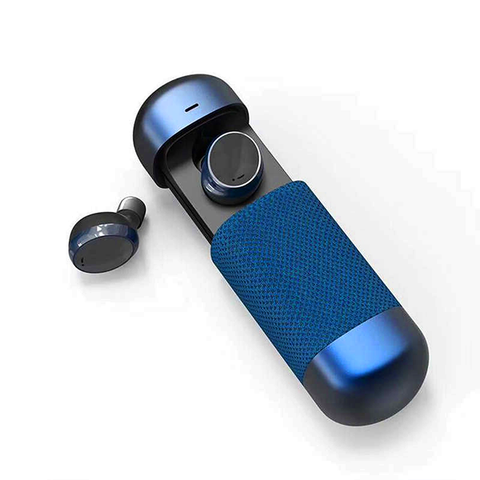 Image of Limmersion Bluetooth Earphone compatible with IOS and Andriod blue