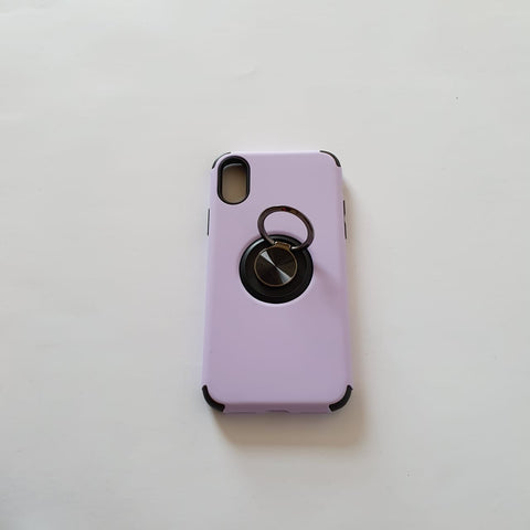 Image of iPhone XR Lilac Case with Open Ring Pop Socket