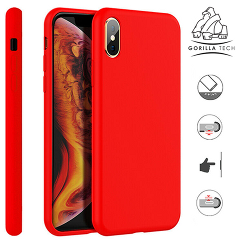 Image of Gorilla Tech Premium Silicone Case (red) for Huawei P30