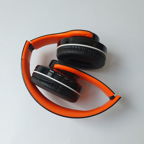 Image of Red foldable headphones 2