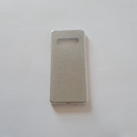Image of Samsung S10 Glittery Silver case