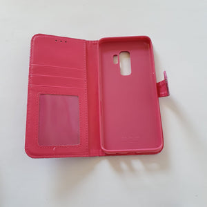 Samsung S9 Plus Pink Glittery Case Open
