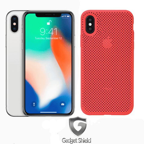 Image of Gadget Shield Mesh Silicone Red for Huawei P Smart 2019