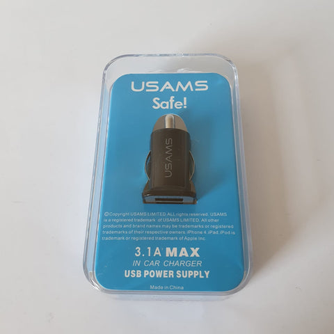 Image of USAMS 2 port car charging plug